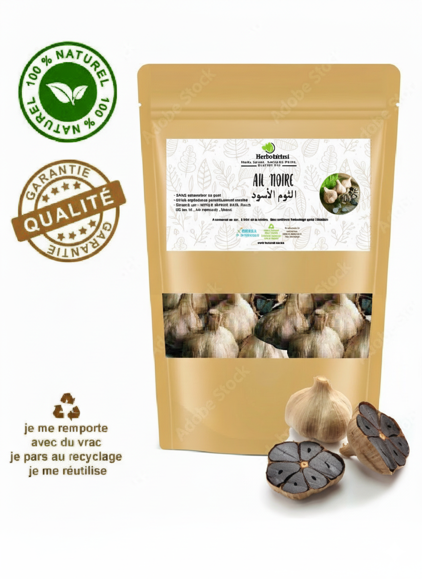 Ail Noir Fermenté 500g (Black Garlic)