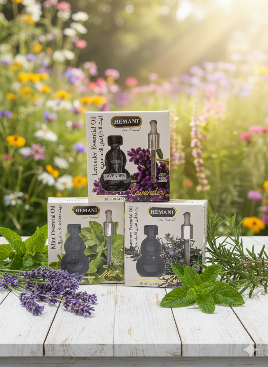 Pack Trio Huiles Essentielles Naturelles – Lavande, Romarin & Menthe – 3×10 ml – Image 2