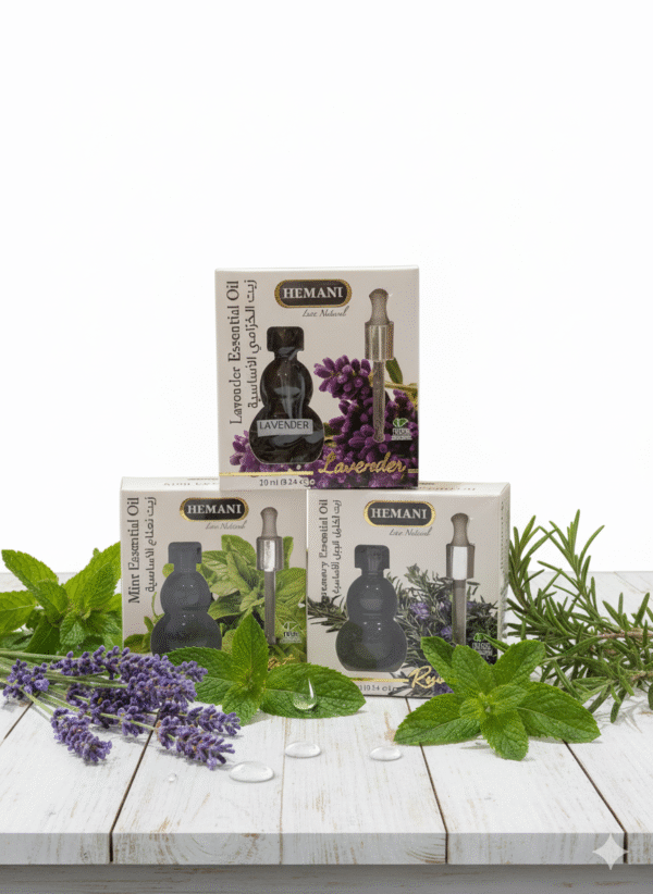 Pack Trio Huiles Essentielles Naturelles – Lavande, Romarin & Menthe – 3×10 ml