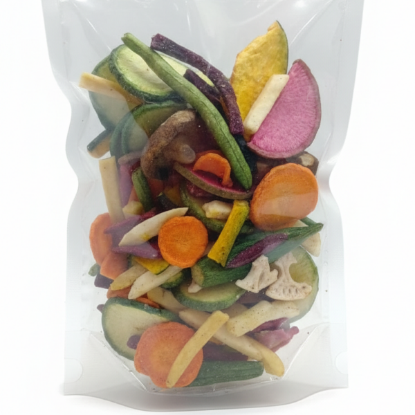 200g Mix de Légumes Lyophilisés Naturels – 100% Légumes – Sans Additifs – Prêts à l’Emploi